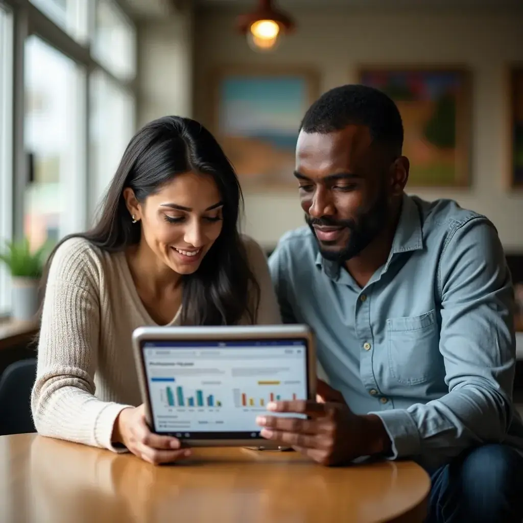 Modern office environment