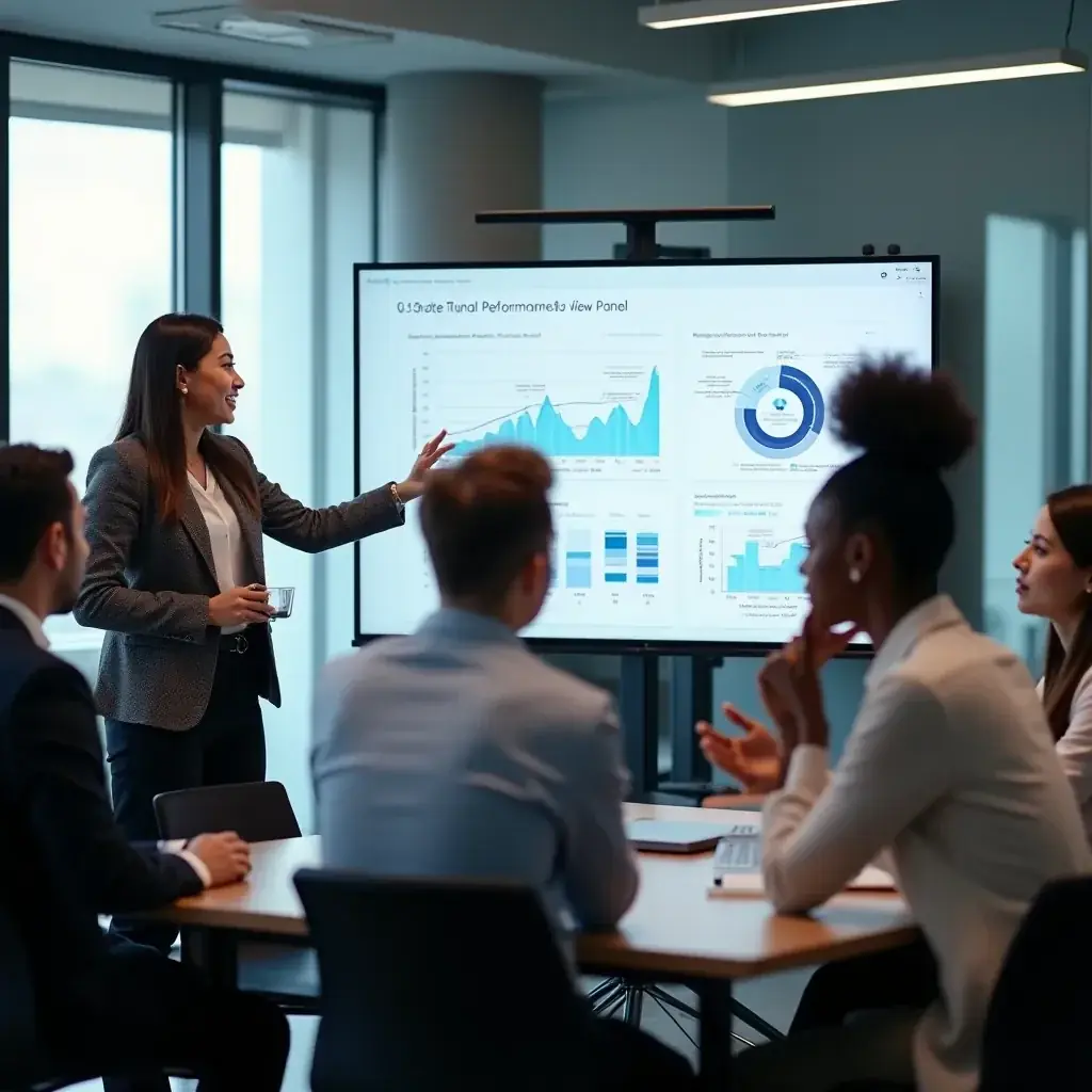 Professional team collaboration